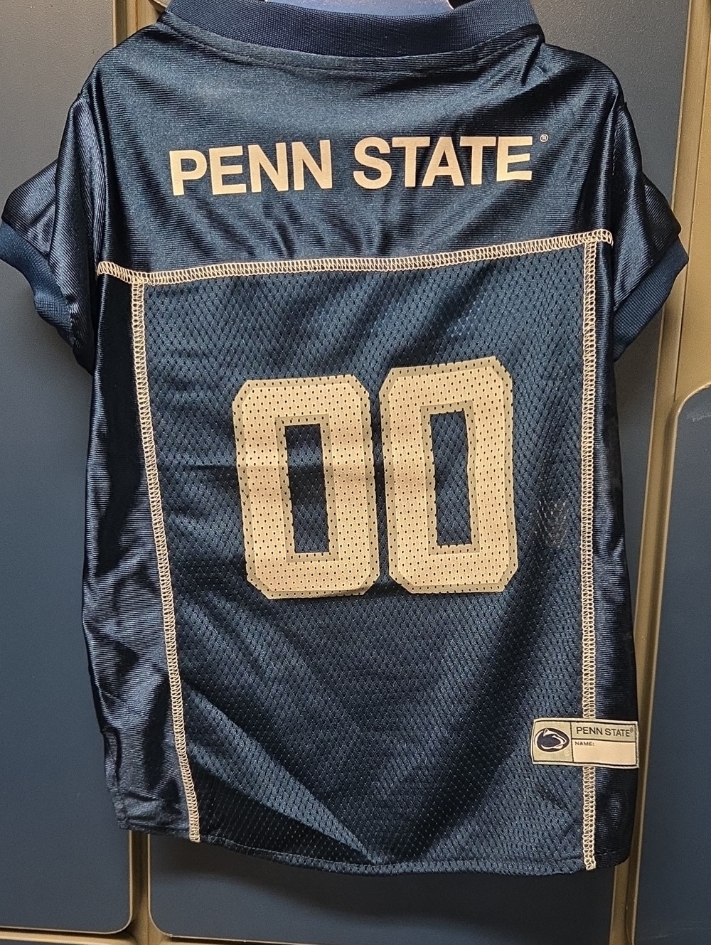 Penn State Navy Blue Jersey with Cream‎ Accents for DOGS